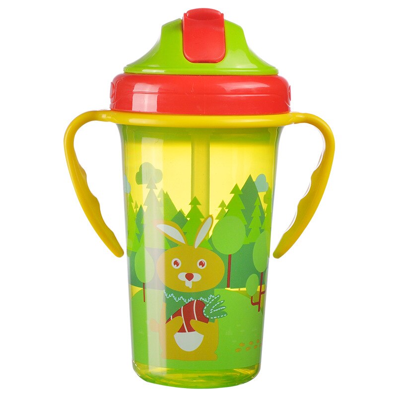 Straw Cup 400ml Kids Bottle